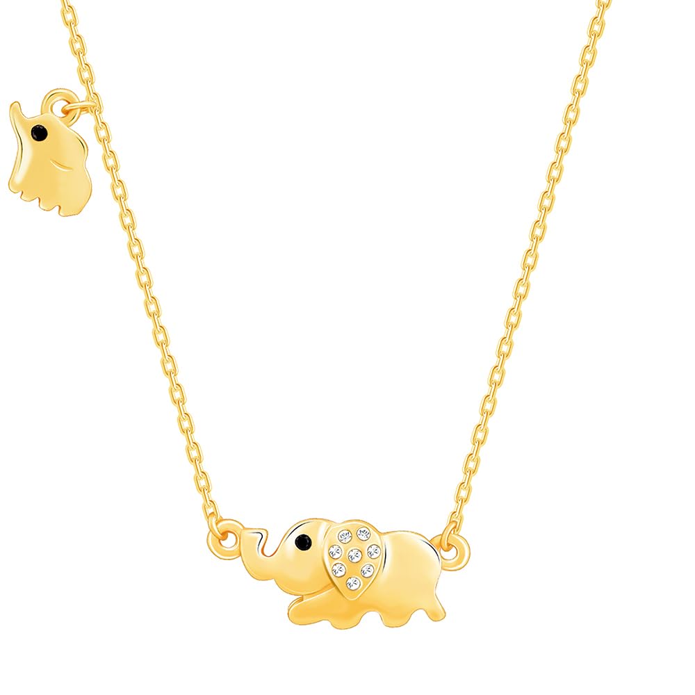 GIVA 925 Silver Anushka Sharma Golden Elephant Charm Necklace | Gifts for Girlfriend, Gifts for Women and Girls |With Certificate of Authenticity and 925 Stamp | 6 Month Warranty* (B09DGLBL2W) Amazon Price History, Amazon Price Tracker