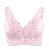 🌻【MATERIALMIX FÜR HOHEN TRAGEKOMFORT】Dieser Komfort-BH besteht aus einem halbelastischen Polyamid/Baumwoll/Elasthan-Gemisch und erhält durch die exklusive Spitze einen romantischen Touch. Dieser BH ist auch für Frauen geeignet, die keine Brustprothese tragen.