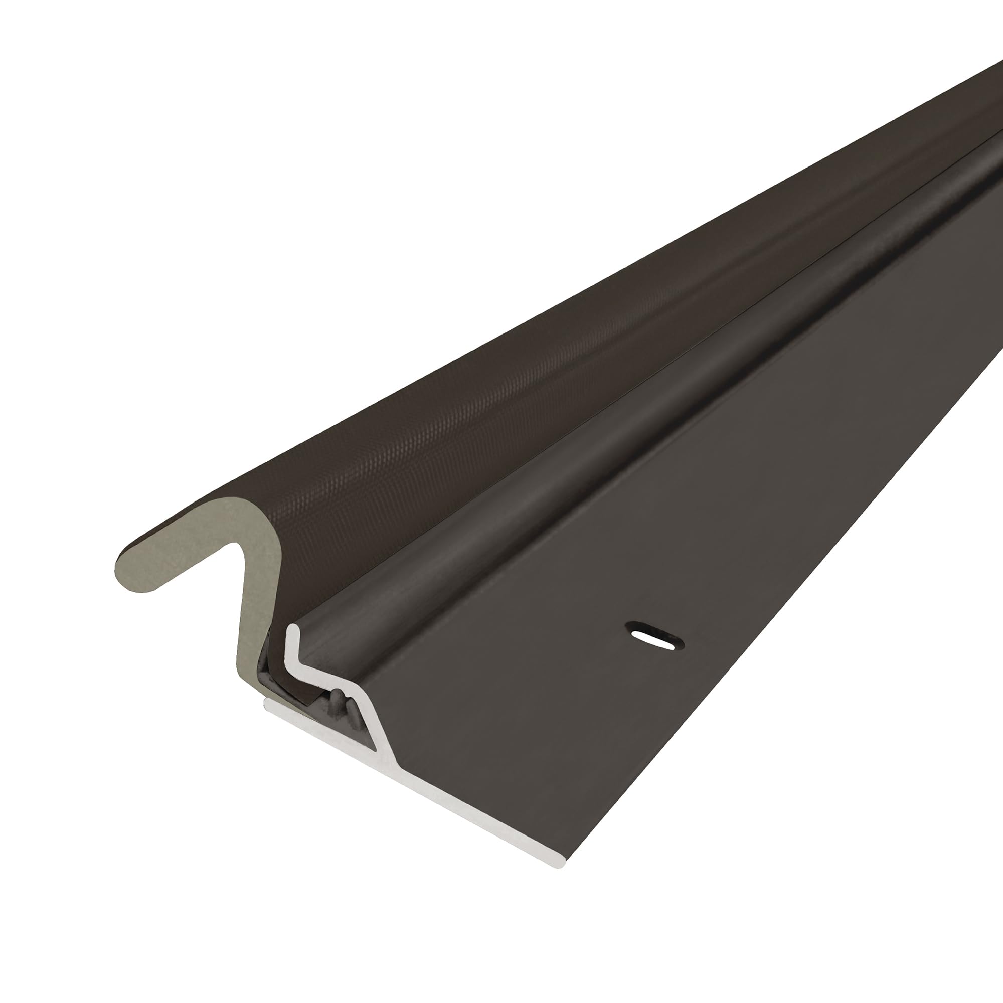 Randall Manufacturing Co., Inc Aluminum and Q-LON Weatherstrip Door Stop Set 2-84" Pieces and 1-36" Piece (Brown)