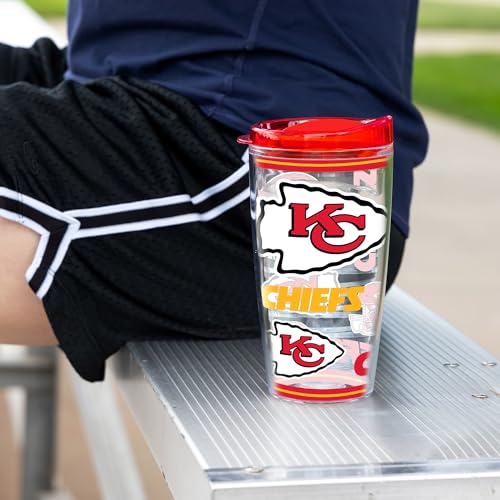 Image of Rico Industries NFL Football Double Wall Mayhem 16oz Tritan Tumbler W Lid
