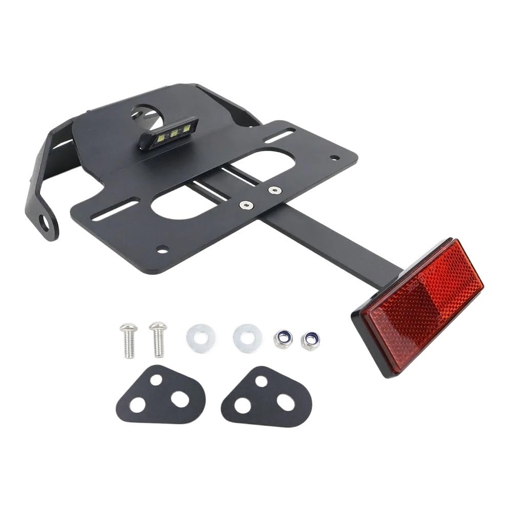 Support plaque immatriculation moto ajustement parfait et haute résistance - 7