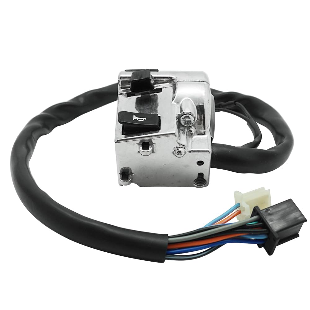 Interruttore sinistro manubrio per Honda Shadow ACE 750 VT750C / VT750CD 1998-2003 Frecce Clacson Faro anteriore