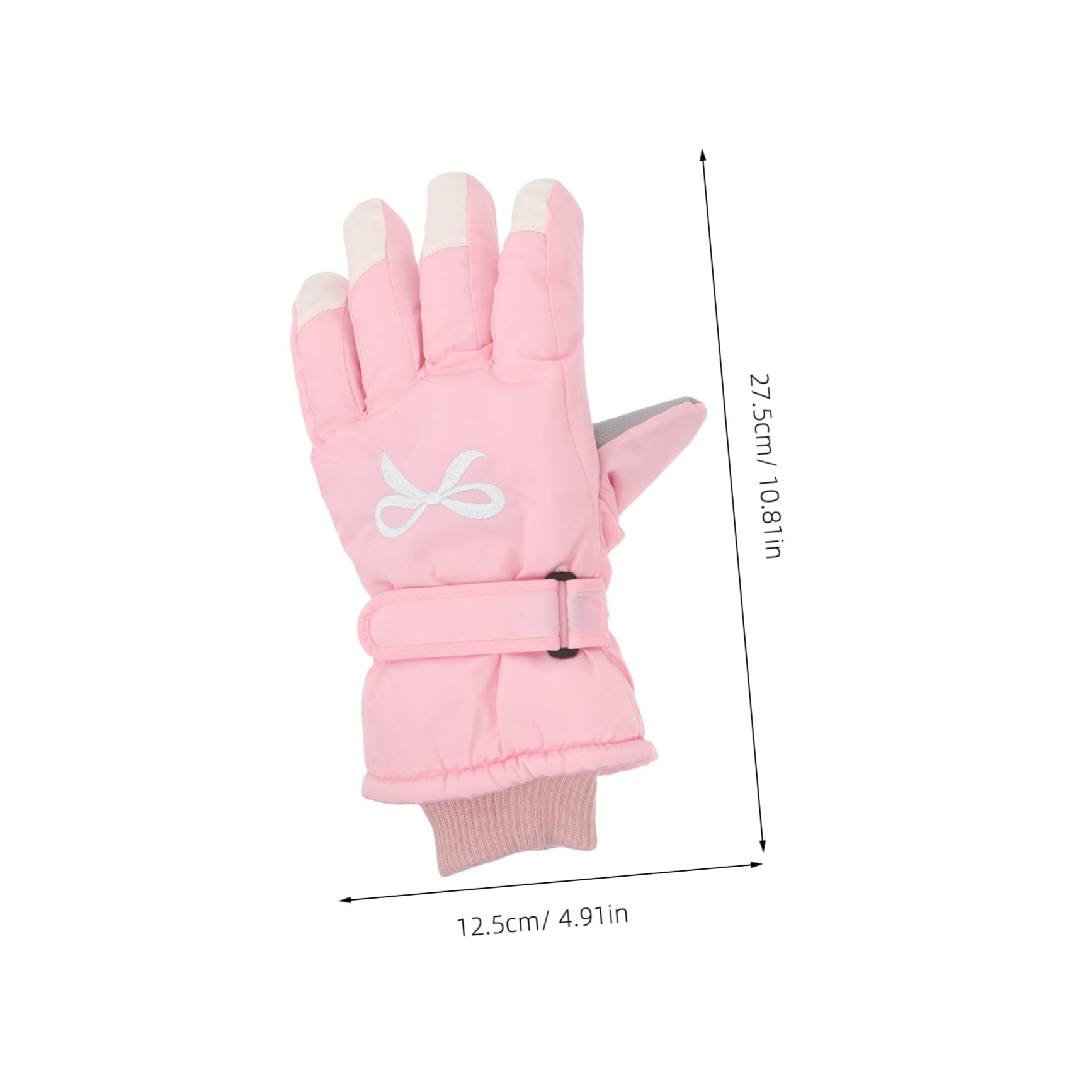 SOLUSTRE Men's Winter Gloves Windproof Thermal Ski Gloves for Cold Weather Insulated Water Resistant