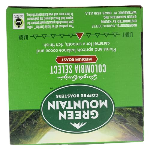 Image of Green Mountain Coffee Roasters Keurig Single-Serve K-Cup Pods, Colombian Fair Trade Select Medium Roast Coffee, 12 Count (Pack of 1)