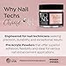 Tones Pro Acrylic Nail Powder, Royal Pink (Soft, Creamy Pastel Pink), (1.5 Fl Oz) - Long-Lasting & Non-Yellowing Polymer for Salon Quality Nail Extensions & 3D Art