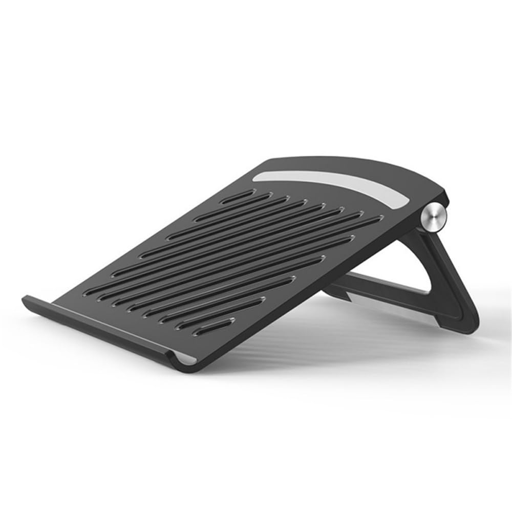 Supporto per Laptop Supporto for Laptop da scrivania, Supporto di Raffreddamento Pieghevole e Portatile for Laptop, Supporta Laptop Fino a 17" Rialzo per Laptop(Nero)