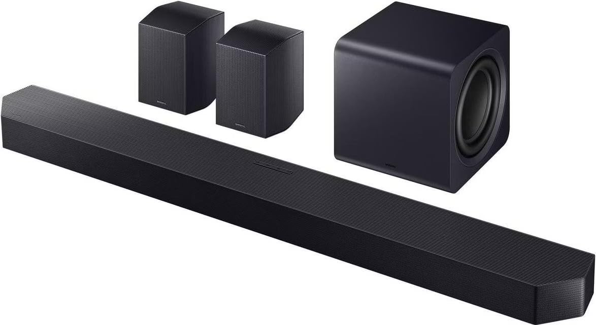 SAMSUNG Soundbar HW-Q990F/ZF 2025 - Dolby Atmos Wireless, Q-Symphony, 11.1.4 Channels, SpaceFit Sound Pro and Compatible with Voice Assistants