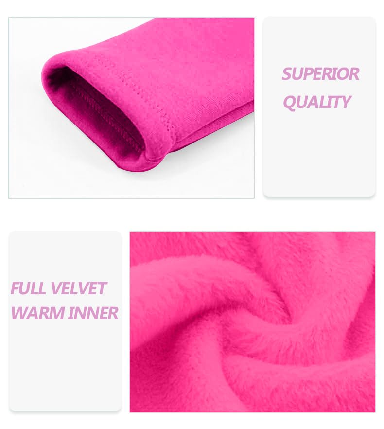 Girls Warm Ballet Wrap Tops Kids Long Sleeve Dance Top Sweater （Velvet Inner）3