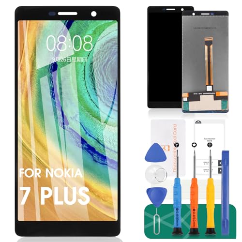 [Aspetto attributi] Lo schermo può sostituire vari schermi problematici per Nokia 7 Plus.La dimensione è di 6 pollici, la risoluzione è di 1080 x 2160 pixel.