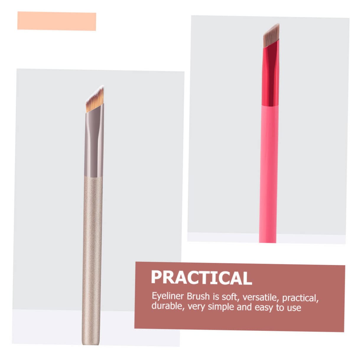 MAGICLULU 4 Set Di Pennelli Per Il Trucco 5 Pezzi Pennello Per Fard Pennello Per Ombretto Pennello Per Sopracciglia Pennello Per Eyeliner Angolato Pennello Per Sfumare 3 Pezzi*4