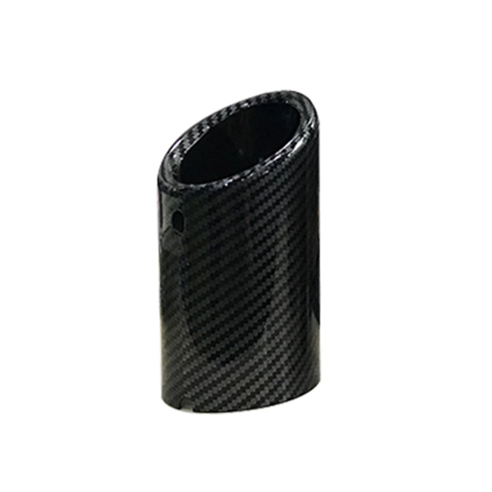 Pasuje do Bmw 3-seria F30 F31 F32 5-seria F10 F11 F18 520i 75mm Carbon tylny wydech samochodu rura wydechowa tłumik gardło Tłumik do auta(1pcs Carbon fiber)