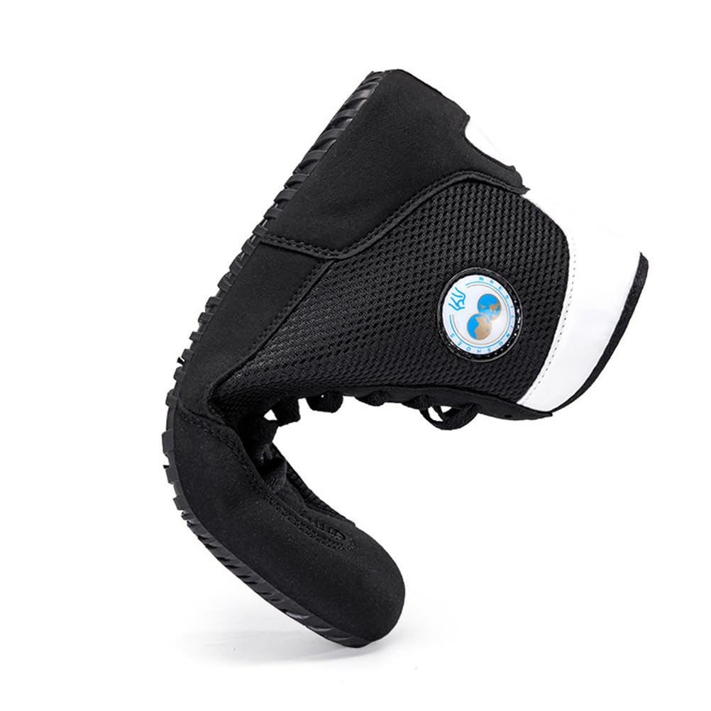 Zapatillas De Boxeo Y Lucha Unisex, Entrenadores De Boxeo De Malla, Calzado Transpirable para Combate, Ejercicio, Fitness Y Artes Marciales, con Cordones