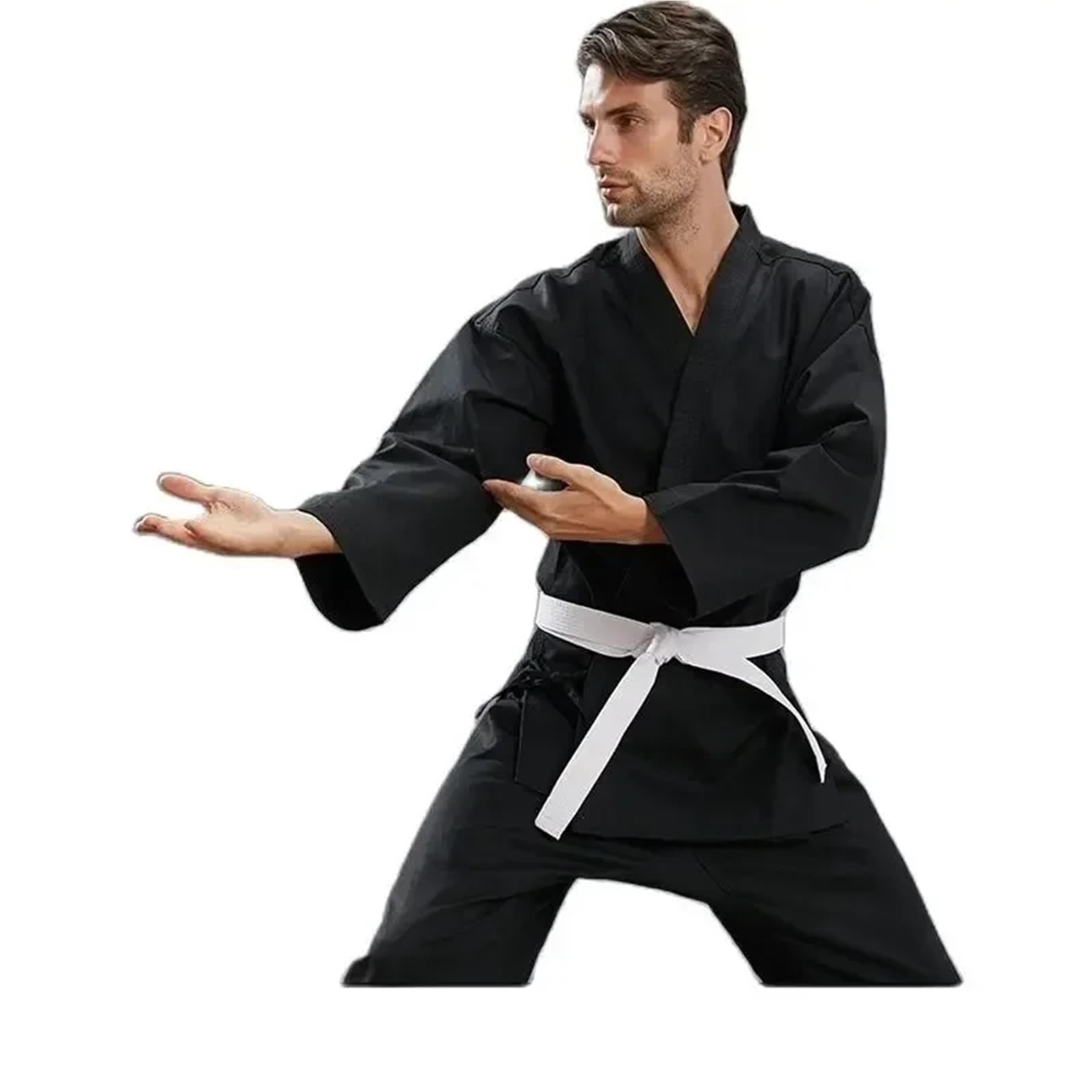 bawełniana serwetka, Uniform Karate dla dorosłych, wielokolorowy, w wielu rozmiarach(White,140)