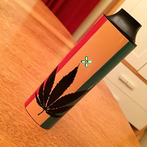 Rasta Pot Leaf decal for PAX 1 vaporizers - glossy vinyl sticker