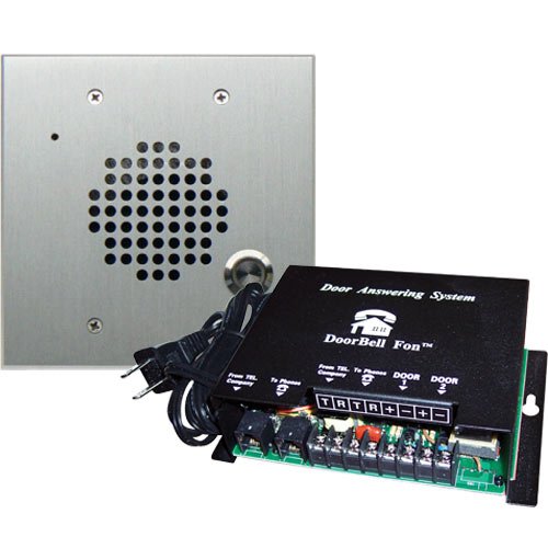 DoorBell Fon DP28 Door Answering System for 2-Gang Masonry Box, Aluminum (DP28-SF)