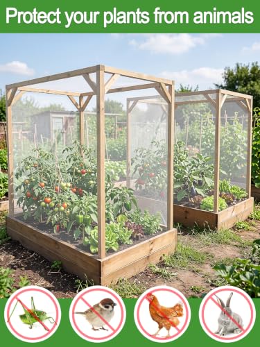 Image of 10x12ft Strong PP Nanocomposite Mosquito Net Garden Netting, White