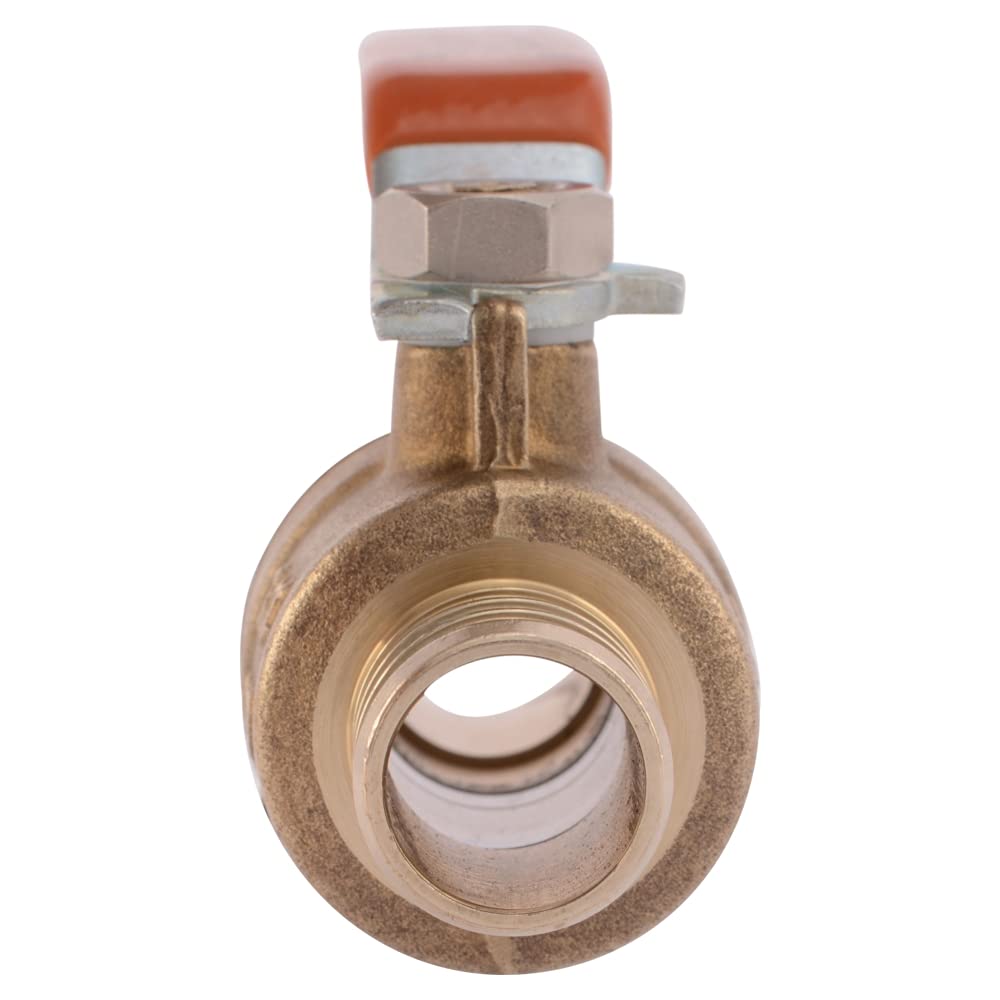SharkBite 24606Z2 - Valvola A Sfera A Crimpare 1/2 Per Tubi PEX, Confezione Da 2 Pezzi