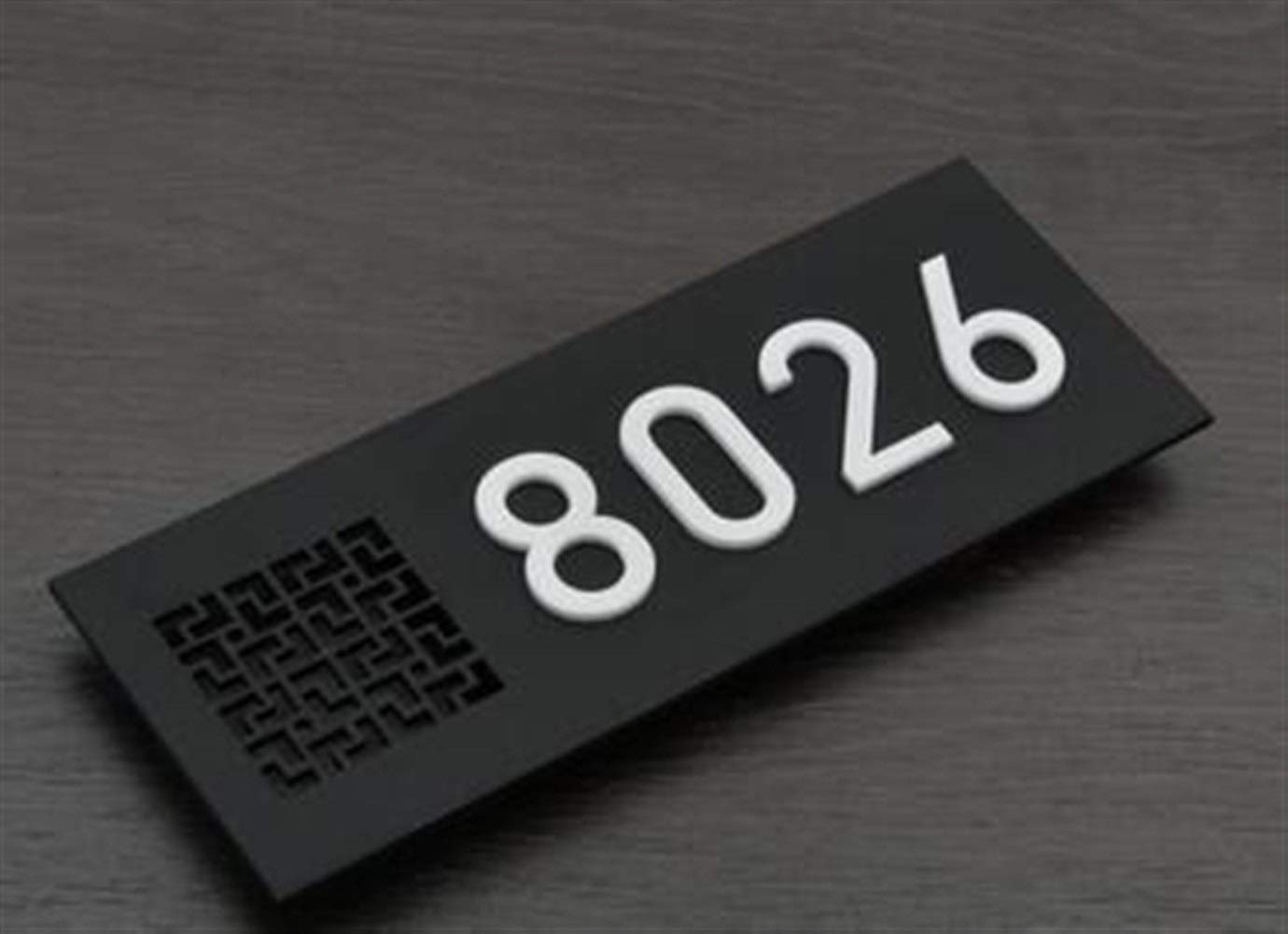 ZXF - Numeri per casette in acrilico di Encargo, casa della porta, numero di hotel, segnalazione, numero civico per porta, personalizzabile 18x7cm a