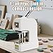 Button Maker Machine -Multiple Size Molds, Built-in Storage & Button Pressing Machine with Ergonomic Handle, Ergonomic Design for DIY Badges & Rivets（No Accessories）