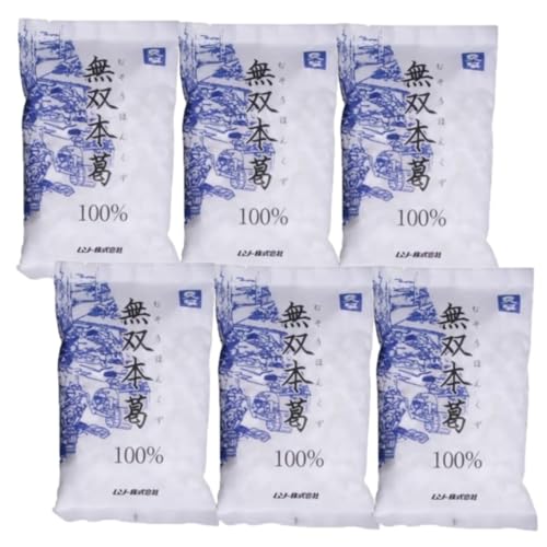 6個セット 無双 本葛 100% 110g 南九州産 くず湯 ごま豆腐 くずきり 国産 無添加 安心安全 料理用 和菓子用 とろみ付け デザート 葛湯 プリン ゼリー お菓子作り 自然食品