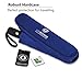 VAN BEEKEN Travel Umbrella, Compact, Windproof, Rainproof, Blue, Easy Open and Close, Durable, Fast Drying, Lightweight, Portable, 11.4 in, 13.5 oz