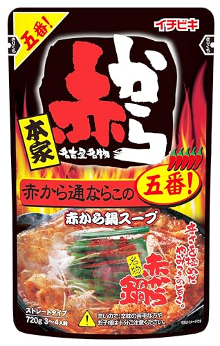 イチビキ ストレート赤から鍋スープ5番 720gのサムネイル