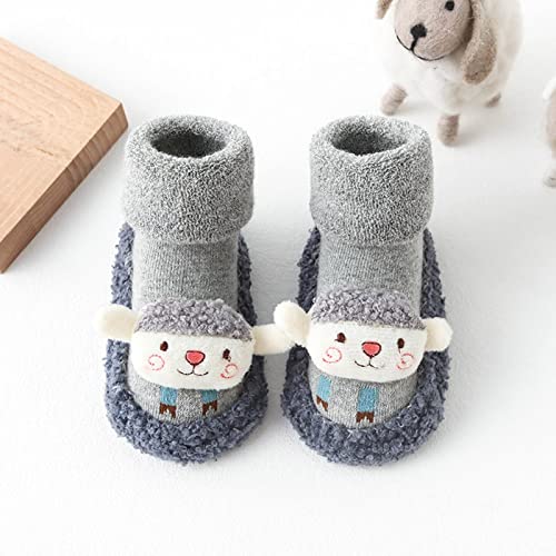 Baby Cute Cartoon Socks Shoes Baby Walking Shoes Boys and Girls Floor Sports Shoes Flat Bottom Non Slip Warm Shoes2