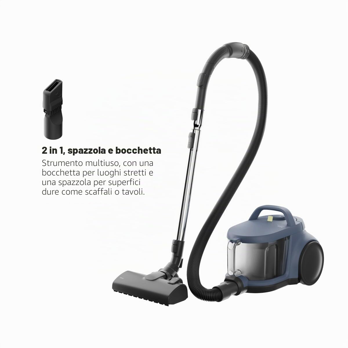 AEG Clean 5000 - Aspirapolvere senza sacchetto, 1000 W, 100% assorbimento