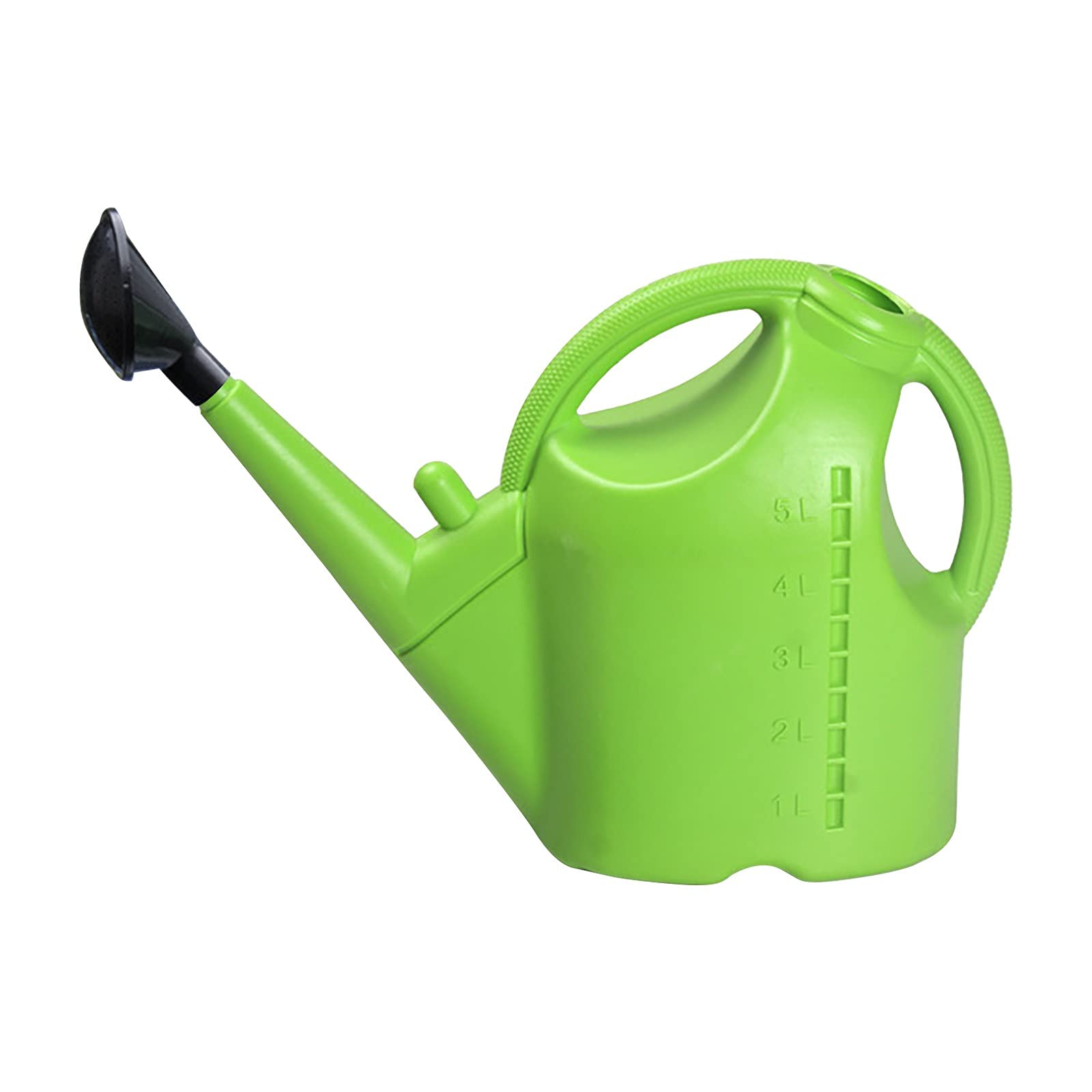 Watering Can 5L with Removable Sprinkler Head, Large Capacity Long Spout Thickened Plant Watering Can for Office House Garden watering can indoor plants (Green)