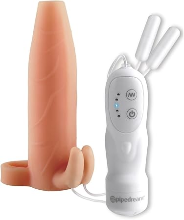 Funda para el pene con vibrador para ella