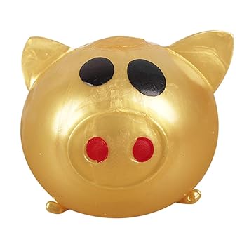 Splat ball gold pig Clearance