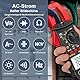 Digitales Stromzange AC DC Multimeter: True-RMS 4000 Counts Strommesszange Amperemeter mit Automatischer Bereichswahl zum Messen von AC/DC-Spannung Strom Widerstand Kapazität Durchgang NCV-Erkennung