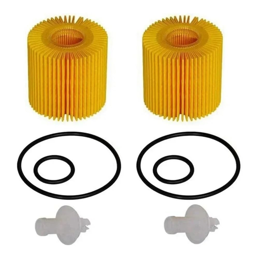 Pour RAV4 Pour Sienna Pour Tacoma Pour Venza Pour 04152-YZZA1 Pour 04152-31090 6 Ensembles De Kits Filtre À Huile Pour Voiture Voitures Filtre À Huile