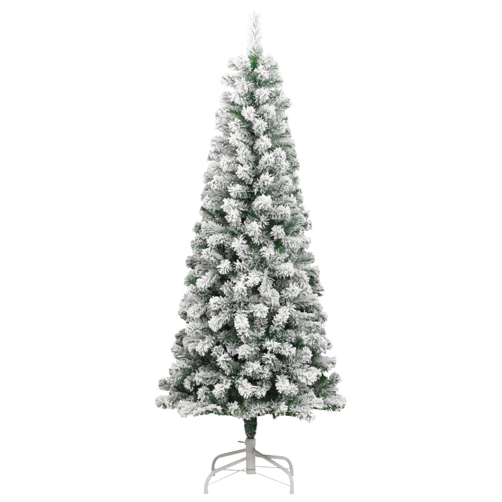 BaraSh Künstlicher Weihnachtsbaum Klappbar Beschneit 180 cm Kleiner KüNstlicher Weihnachtsbaum