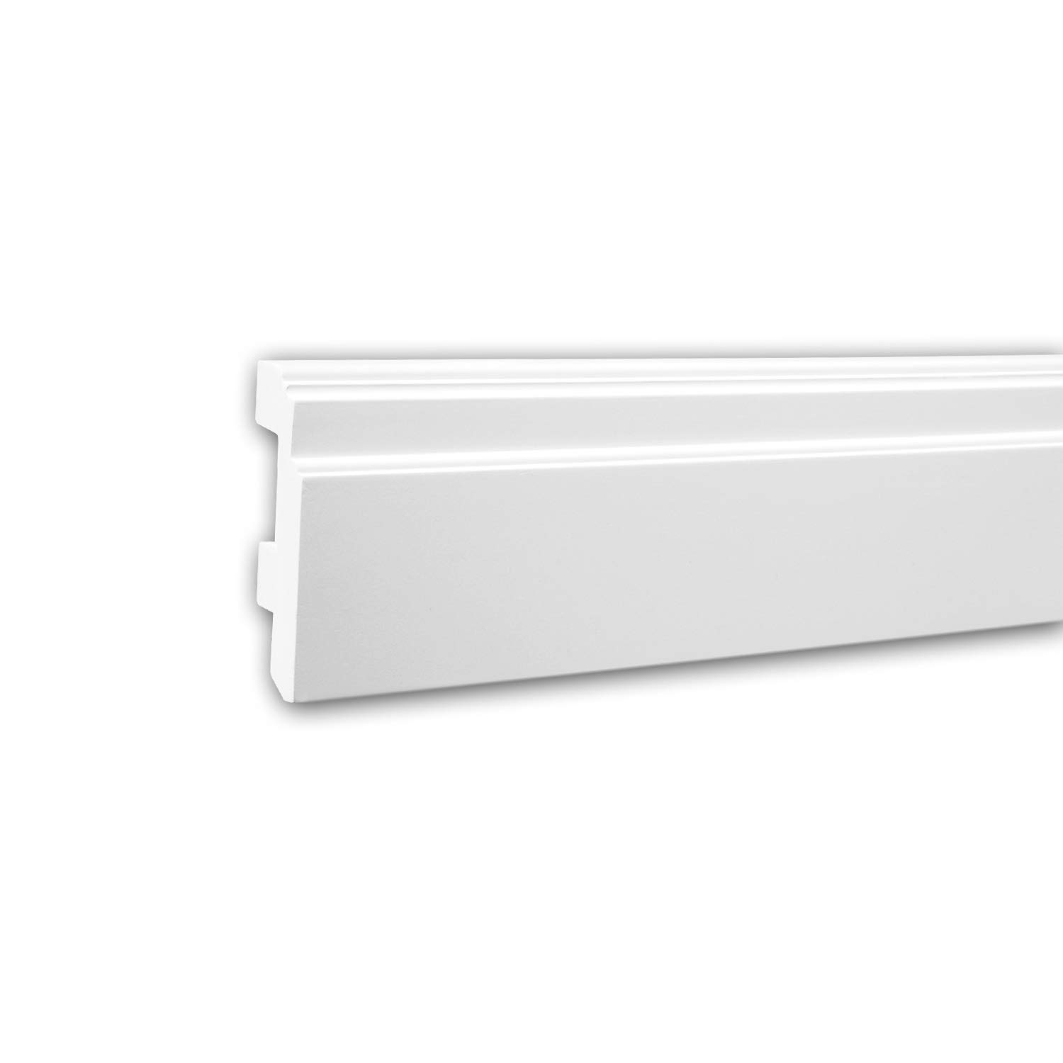 Plinthe 153101F flexible Profhome moulure blanche 2m