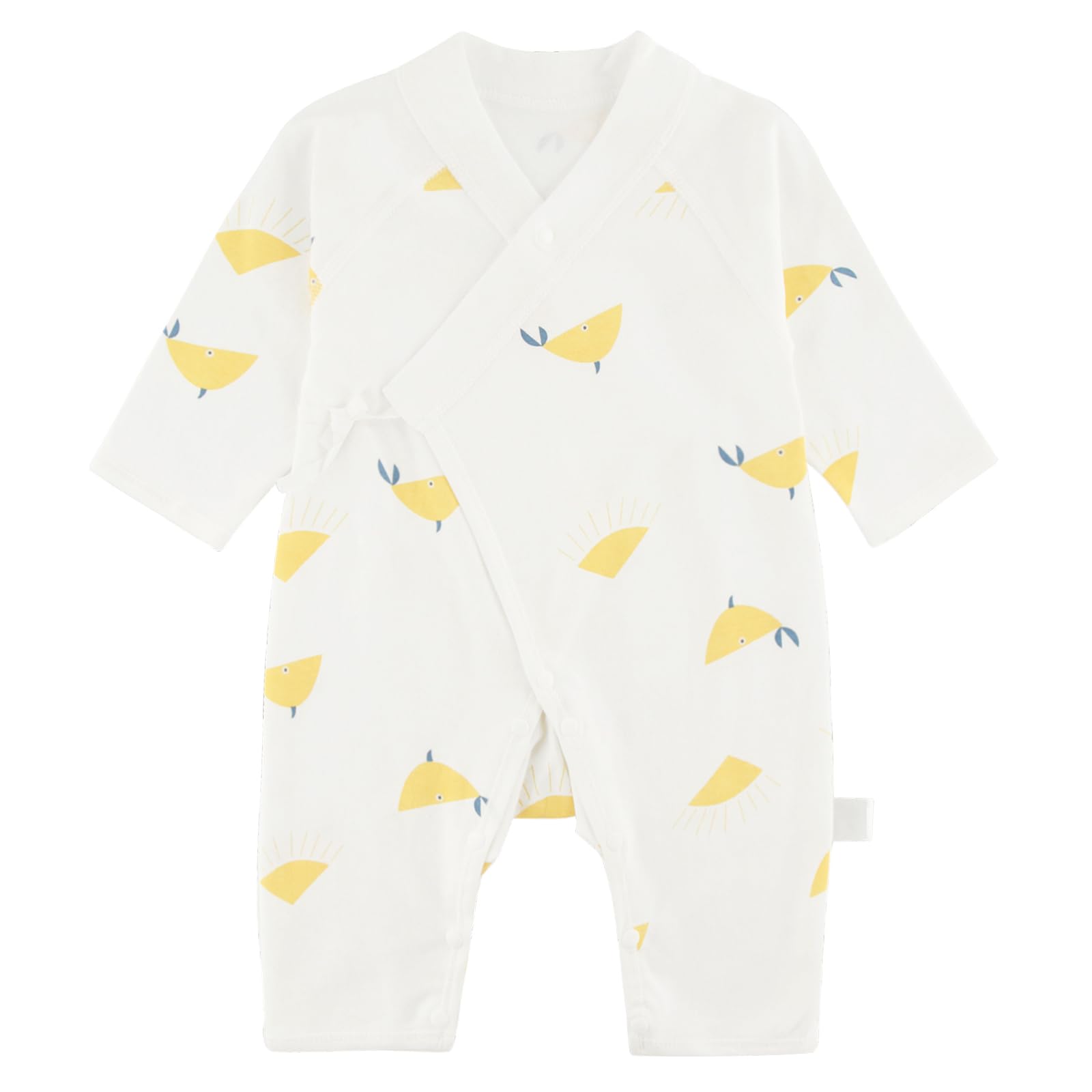 POBIDOBY Newborn Baby Onesies for Baby Girls&&Boys, Side Snap Newborn Long Sleeve Onesies Boy&Girls for Spring&Autumn