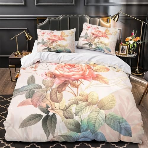 Housse de couette imprimé 3D cygnes en microfibre ultra douce de qualité
