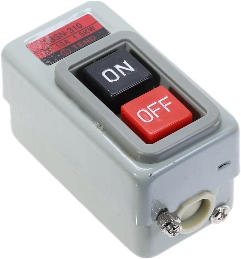Interrupteur de demarrage triphase AC 380V 10A 1.5KW TBSN-310 pour controle de puissance 3P