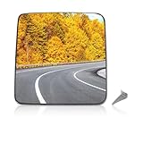 MIRROVIA Glace De Rétroviseur Latéral Gauche De Remplacement Avec Plaque De Support Chauffante Pour Jeep Wrangler Jk 2018 Et Pour Jeep Wrangler 2011-2017 Remplacement de Voiture