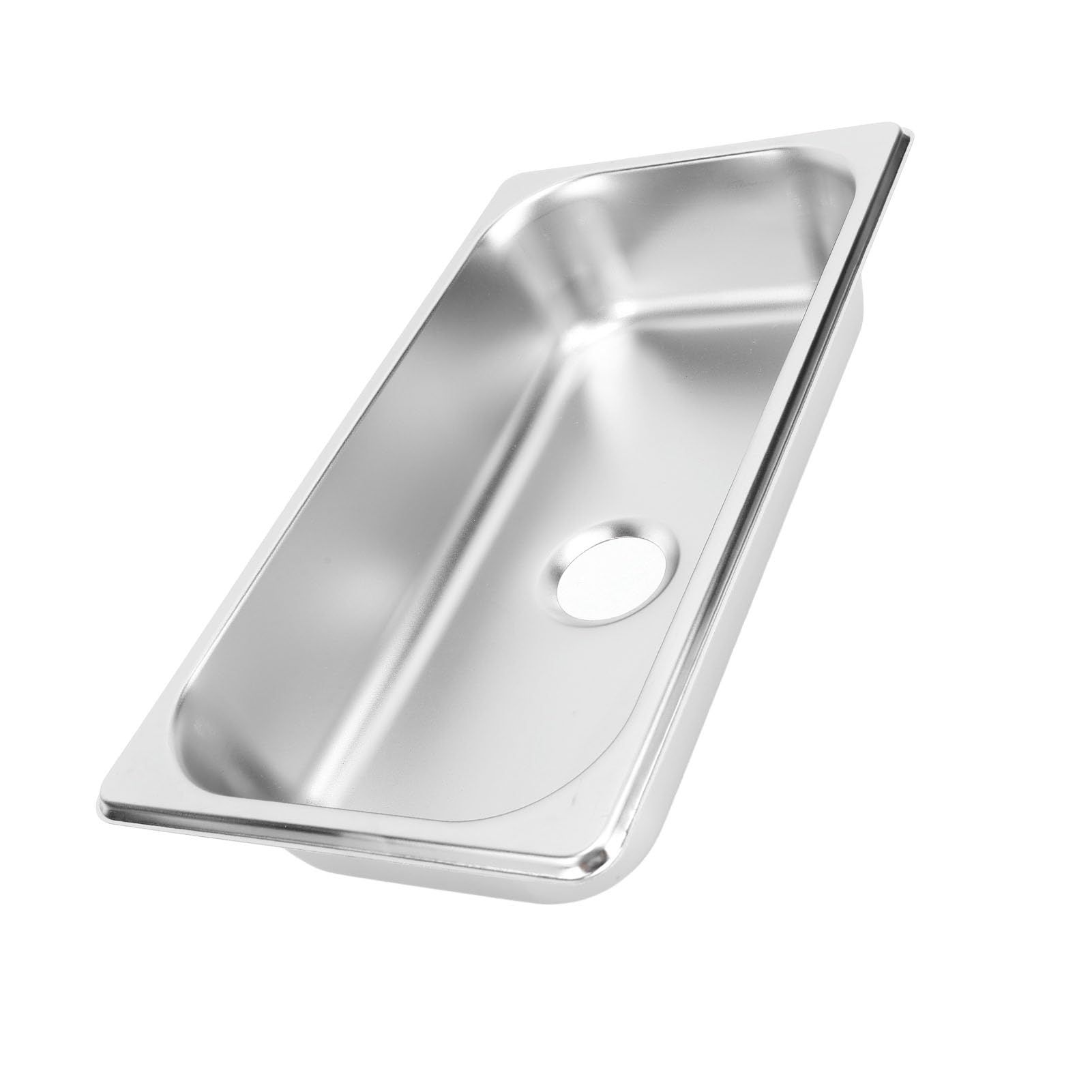 Fregadero de Acero Inoxidable 304 Rv, Fregadero de Cocina bajo Encimera Resistente a los Arañazos con Salida de Residuos de 40 Mm, Fregaderos de Cocina (Color acero inoxidable