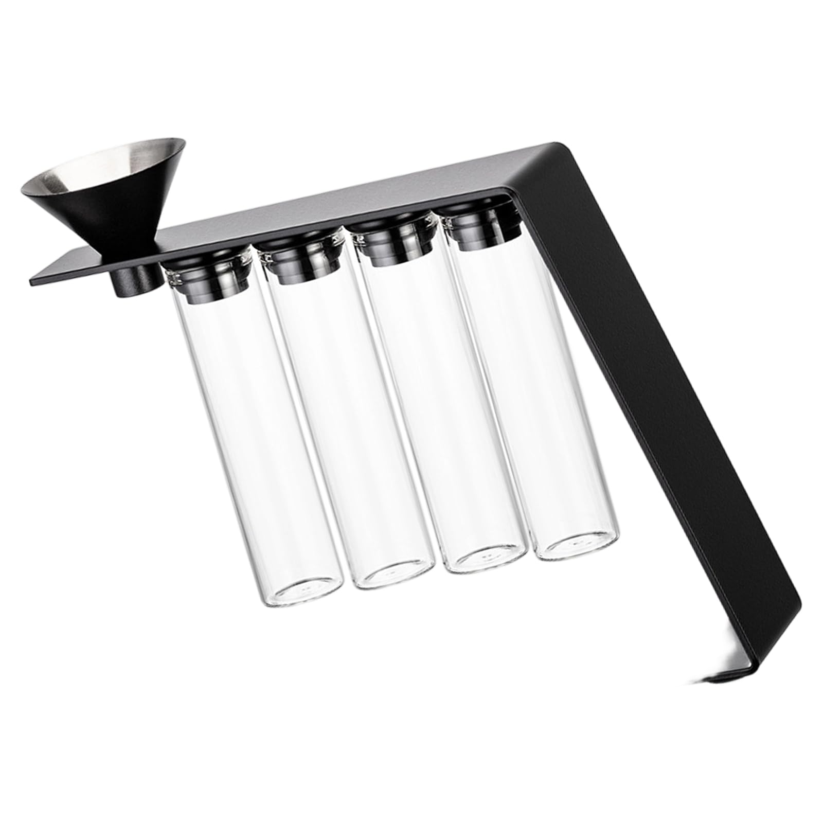Zeiwohndc Space Saving Coffee Holders Clear Glass with Closure and Ventilation Stackable Coffee Storage Solution