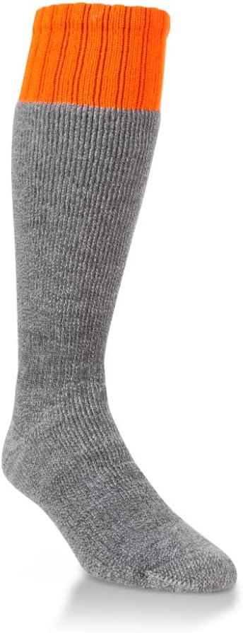 Heavyweight Hunting Over The Calf Socks, Blaze Orange, Men's Size 12+ (Single Pack)