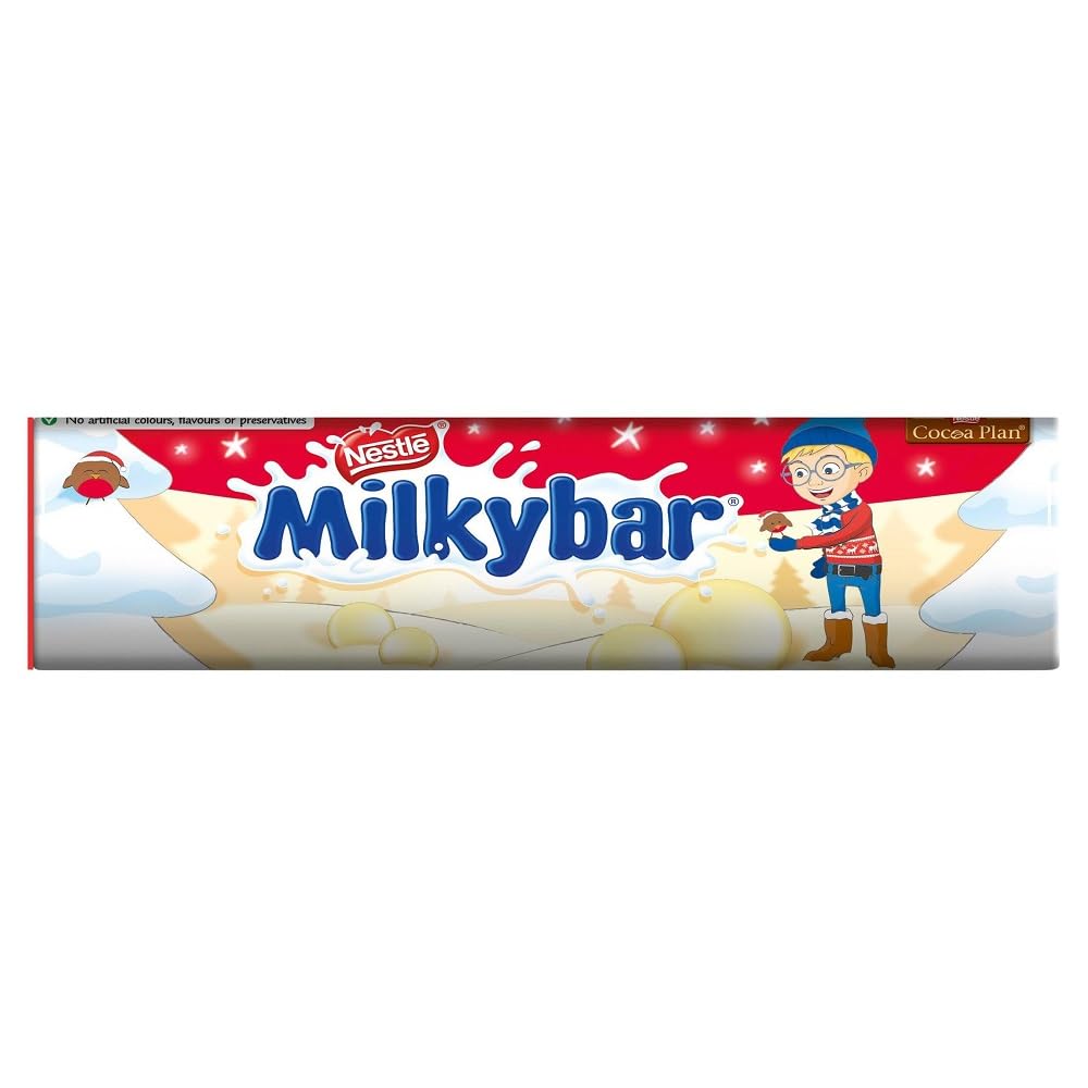 Milkybar Buttons Giant Tube | 80g of Creamy White Chocolate Buttons | Festive Treats for Sharing, Stocking Fillers & Christmas GiftingRainforest AllianceRainforest AllianceRainforest AllianceRainforest Alliance