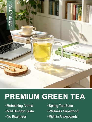 Image of TeeLux Green Tea Bags, Pure Green Tea, Super Antioxidant, Caffeinated 100ct