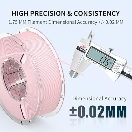 Image of RAMBERY Matte PLA 3D Printer Filament Bundle 4KG, Neatly Wound PLA Filament 1.75mm, Dimensional Accuracy + /- 0.02mm, 1kg(2.2lb) X4PCS, Cherry Pink /Banana Yellow /Mint Green /Desert Yellow