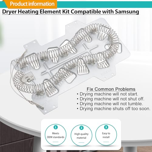 Kit filament chauffant sèche-linge Samsung DV393ETPARA/AAA DV350AEW/XAA - 5