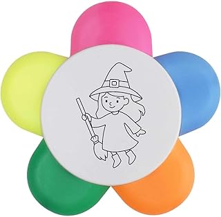 Azeeda 'Witch Outline' Flower Shape Highlight...