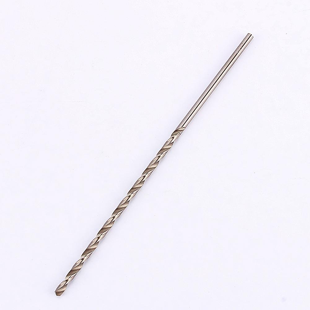Walfront 3.5mm x 160mm HSS Extra Long Drill Bit, 2-Flute Twist, Straight Shank, for Wood, Aluminum, Plastic, 1 Count
