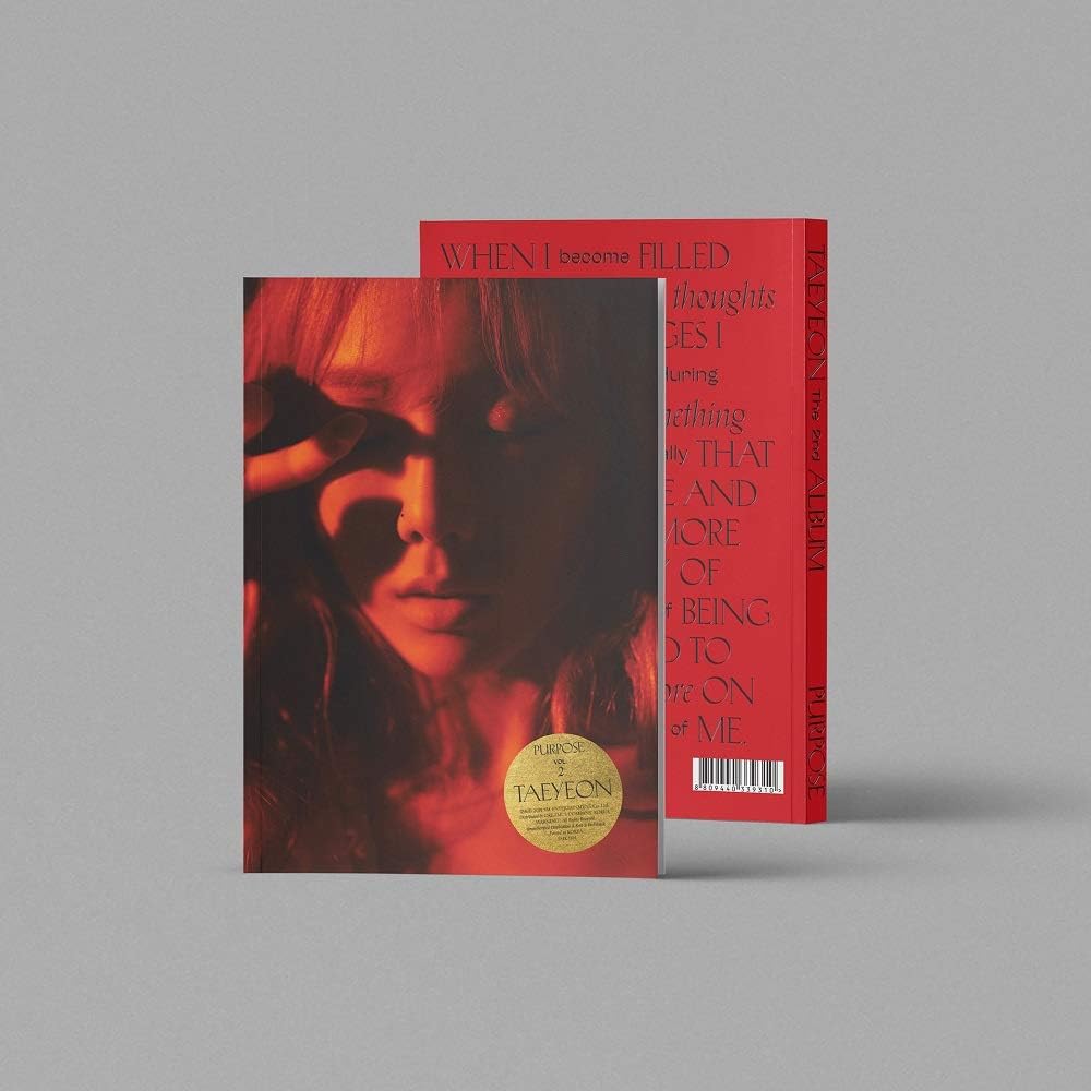 TAEYEON - Purpose Deluxe Edition (Vol.2) Album+Folded Poster+Double Side Extra Photocards Set