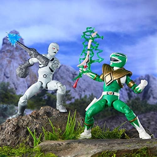 Miniatura 8 de Power Rangers Rayo Green Ranger vs. Masilla Patrulla 6" Higo Estándar